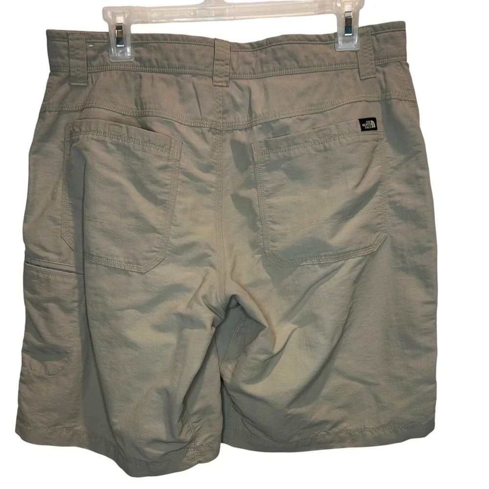 The North Face Horizon Cargo Shorts 34 Mens Tan Hiking Outdoor Lightweight Nylon